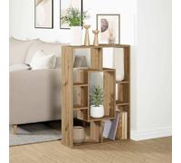 Berkfield Home Durable Bookcase Artisian Oak 63x20x90 cm Engineered Wood in Brown | Size: 63 x 20 x 90 cm Berkfield Home Brown 63 x 20 x 90 cm