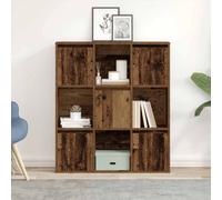 Berkfield Home Durable Bookcase Old Wood 89x24x101.5 cm Engineered Wood in Brown Berkfield Home Brown 89x24x101.5 cm