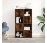 Berkfield Home Durable Bookcase Smoked Oak 60x24x101.5 cm Engineered Wood in Brown Berkfield Home Brown 60x24x101.5 cm
