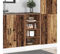 Berkfield Home Durable Bottom Cabinet Old Wood 40x44.5x81.5 cm Engineered Wood in Brown Berkfield Home Brown 40x44.5x81.5 cm