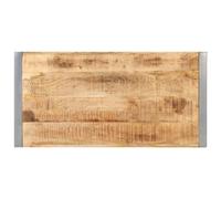 Berkfield Home Durable Coffee Table 120x60x40 cm Rough Mango Wood in Brown | Size: 120 x 60 x 40 cm Berkfield Home Brown 120 x 60 x 40 cm