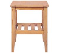 Berkfield Home Durable Coffee Table 40x40x50 cm Square Solid Teak in Brown | Size: 40 x 40 x 50 cm Berkfield Home Brown 40 x 40 x 50 cm