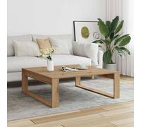 Berkfield Home Durable Coffee Table Artisan Oak 100x100x35 cm Engineered Wood in Brown | Size: 100 x 100 x 35 cm Berkfield Home Brown 100 x 100 x 35 cm