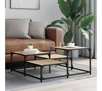 Berkfield Home Durable Coffee Table Sonoma Oak 87.5x87.5x40 cm Engineered Wood in Brown Berkfield Home Brown 87.5x87.5x40 cm