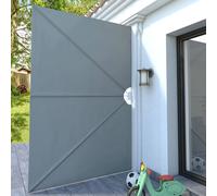 Berkfield Home Durable Collapsible Terrace Side Awning Grey 300x200 cm Berkfield Home Grey 300x200 cm