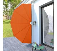 Berkfield Home Durable Collapsible Terrace Side Awning Terracotta 200 cm in Orange Berkfield Home Orange