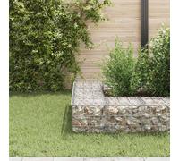 Berkfield Home Durable Cube Gabion Raised Bed Steel Wire 30x30x30 cm in Silver | Size: 30 x 30 x 30 cm Berkfield Home Silver 30 x 30 x 30 cm