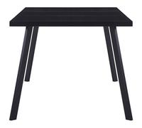 Berkfield Home Durable Dining Table Black 160x80x75 cm Tempered Glass | Size: 160 x 80 x 75 cm Berkfield Home Black 160 x 80 x 75 cm