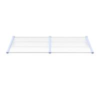 Berkfield Home Durable Door Canopy Grey & Transparent 199x90 cm Polycarbonate in Clear Berkfield Home Clear 199x90 cm