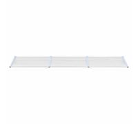 Berkfield Home Durable Door Canopy Grey & Transparent 358.5x90 cm Polycarbonate in Clear Berkfield Home Clear 358.5x90 cm