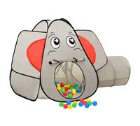 Berkfield Home Durable Elephant Children Play Tent Grey 174x86x101 cm | Size: 174 x 86 x 101 cm Berkfield Home Grey 174 x 86 x 101 cm