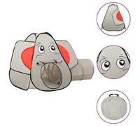 Berkfield Home Durable Elephant Children Play Tent with 250 Balls Grey 174x86x101 cm | Size: 174 x 86 x 101 cm Berkfield Home Grey 174 x 86 x 101 cm