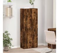 Berkfield Home Durable File Cabinet Smoked Oak 60x32x153 cm Engineered Wood in Brown | Size: 60 x 32 x 153 cm Berkfield Home Brown 60 x 32 x 153 cm