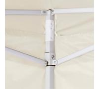 Berkfield Home Durable Foldable Tent with 2 Walls 3x3 m Cream in Beige Berkfield Home Beige
