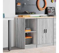 Berkfield Home Durable Garage Storage Cabinet Grey Sonoma 40x51x85 cm Solid Wood Pine | Size: 40 x 51 x 85 cm Berkfield Home Grey 40 x 51 x 85 cm