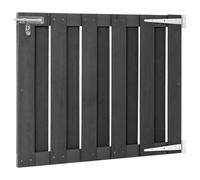 Berkfield Home Durable Garden Gate WPC 100x80 cm Grey Berkfield Home Grey 100x80 cm