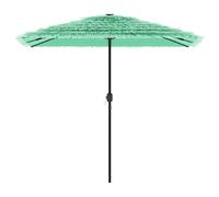 Berkfield Home Durable Garden Parasol with Steel Pole Green 248x248x248 cm | Size: 248 x 248 x 248 cm Berkfield Home Green 248 x 248 x 248 cm