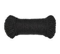 Berkfield Home Durable Work Rope Black 6 mm 50 m Polypropylene Berkfield Home Black