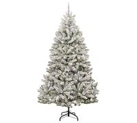 Berkfield Home Elegant Artificial Christmas Tree Green & White 270 cm PVC & Metal Berkfield Home Green