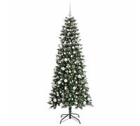 Berkfield Home Elegant Artificial Christmas Tree with 300 LEDs Green 76 x 76 x 180 cm Berkfield Home Green 76 x 76 x 180 cm