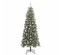 Berkfield Home Elegant Artificial Christmas Tree with 300 LEDs Green 76 x 76 x 180 cm Berkfield Home Green 76 x 76 x 180 cm