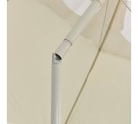 Berkfield Home Elegant Beach Umbrella Sand Yellow 300 cm in Ecru Berkfield Home Ecru