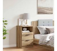 Berkfield Home Elegant Bedside Cabinet Artisan Oak 40x36x65 cm Engineered Wood in Brown | Size: 40 x 36 x 65 cm Berkfield Home Brown 40 x 36 x 65 cm