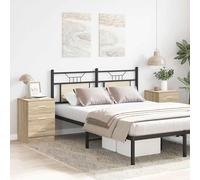 Berkfield Home Elegant Bedside Cabinets 2 pcs Sonoma Oak 38x35x56 cm Engineered Wood in Tan | Size: 38 x 35 x 56 cm Berkfield Home Tan 38 x 35 x 56 cm