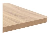 Berkfield Home Elegant Bistro Table Light Brown 60X60 cm MDF Berkfield Home Light Brown 60X60 cm