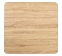 Berkfield Home Elegant Bistro Table Light Brown 80X80 cm MDF Berkfield Home Brown 80X80 cm