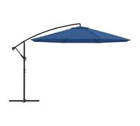 Berkfield Home Elegant Cantilever Umbrella with Aluminium Pole 350 cm Blue Berkfield Home Blue