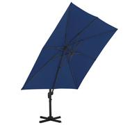 Berkfield Home Elegant Cantilever Umbrella with Aluminium Pole 3x3 m Azure Blue Berkfield Home Blue