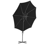 Berkfield Home Elegant Cantilever Umbrella with Steel Pole Black 300 cm Berkfield Home Black