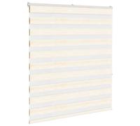 Berkfield Home Elegant Zebra Blind Marble Beige 120x150 cm Fabric Width 115.9 cm Berkfield Home Beige 120x150 cm