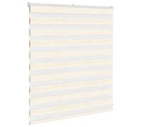 Berkfield Home Elegant Zebra Blind Marble Beige 125x100 cm Fabric Width 120.9 cm Berkfield Home Beige 125x100 cm