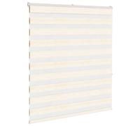 Berkfield Home Elegant Zebra Blind Marble Beige 125x150 cm Fabric Width 120.9 cm Berkfield Home Beige 125x150 cm
