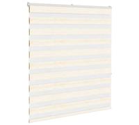 Berkfield Home Elegant Zebra Blind Marble Beige 130x150 cm Fabric Width 125.9 cm Berkfield Home Beige 130x150 cm