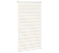 Berkfield Home Elegant Zebra Blind Marble Beige 130x200 cm Fabric Width 125.9 cm Berkfield Home Beige 130x200 cm