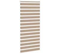 Berkfield Home Elegant Zebra Blind Sand Brown 115x200 cm Fabric Width 110.9 cm P Berkfield Home Brown 115x200 cm