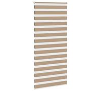 Berkfield Home Elegant Zebra Blind Sand Brown 115x230 cm Fabric Width 110.9 cm P Berkfield Home Brown 115x230 cm