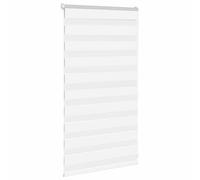 Berkfield Home Elegant Zebra Blind White 85x100 cm Fabric Width 80.9 cm Polyester Berkfield Home White 85x100 cm