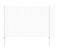 Berkfield Home Euro Fence with 10 U Posts Silver 1, 6x10 m Steel Berkfield Home Silver