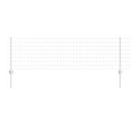 Berkfield Home Euro Fence with 22 U Posts Silver 0, 6x50 m Steel Berkfield Home Silver