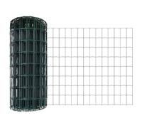 Berkfield Home Euro Fence with 5 U Posts, Green, 0.8x10 m Steel in Green Berkfield Home Green