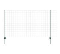 Berkfield Home Euro Fence with 5 U Posts Green 1, 4x10 m Steel Berkfield Home Green