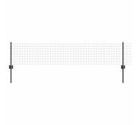 Berkfield Home Euro Fence with 5 U Posts Grey 0, 4x10 m Steel Berkfield Home Grey