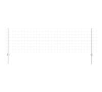 Berkfield Home Euro Fence with 5 U Posts Silver 0, 8x10 m Steel Berkfield Home Silver
