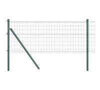 Berkfield Home Euro Fence with 7 Posts 0.6x10 m Galvanised Steel Green Berkfield Home Green