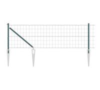 Berkfield Home Euro Fence with 7 Spike Posts 0.8x10 m Galvanised Steel Green Berkfield Home Green