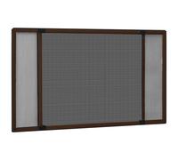 Berkfield Home Extendable Insect Screen for Windows Brown Berkfield Home Brown